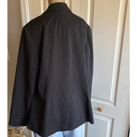 Lane Bryant Women Size 18 NWT Blazer Jacket Pinstripe - Picture 2 of 9